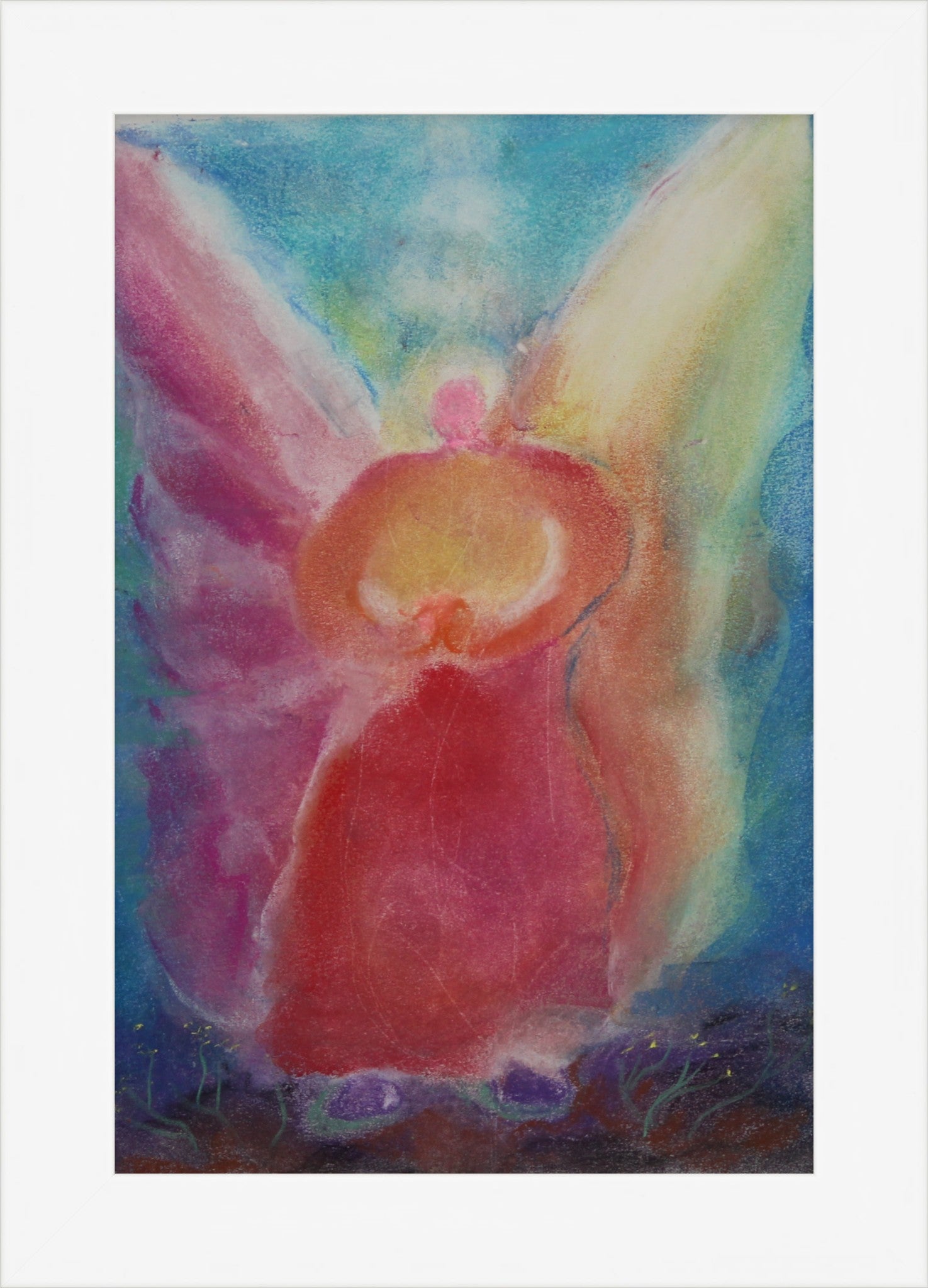 Angel "Oh" Framed
