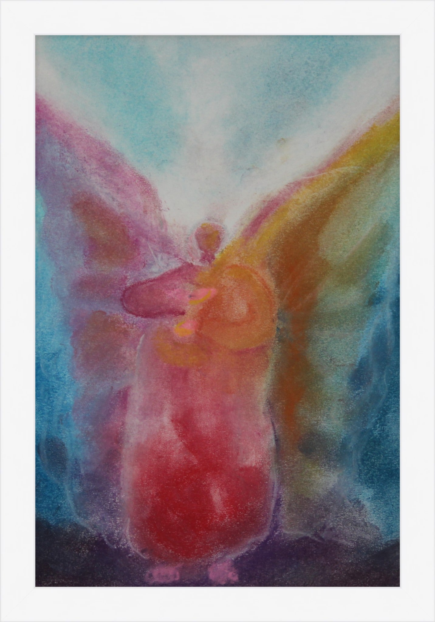 Angel "Holding" Framed