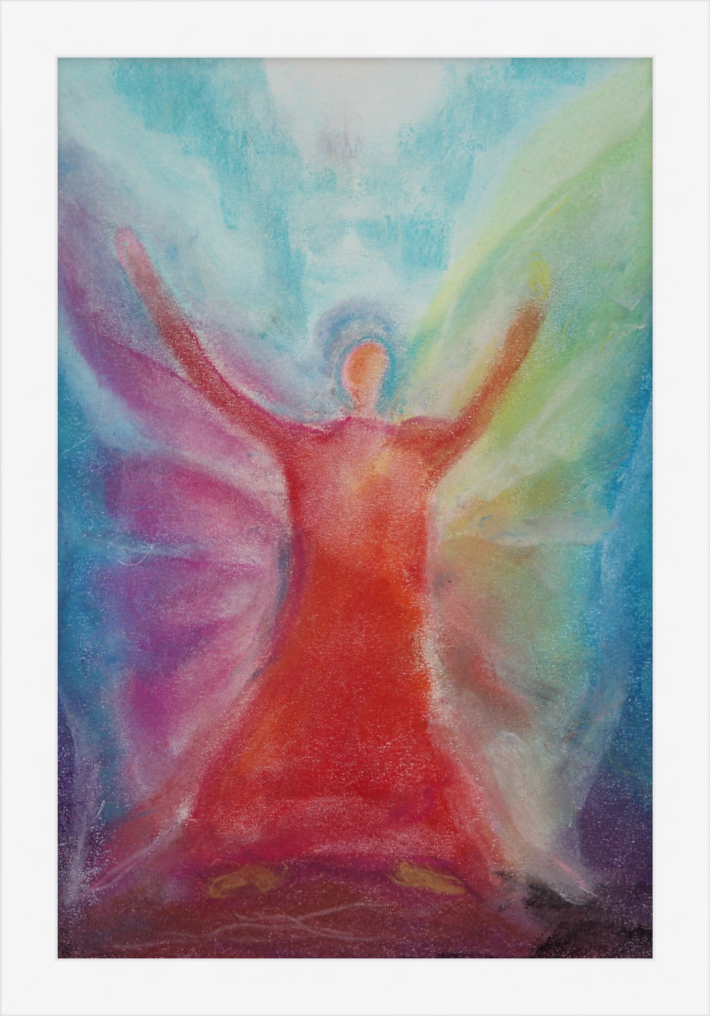 Angel "Open" Framed
