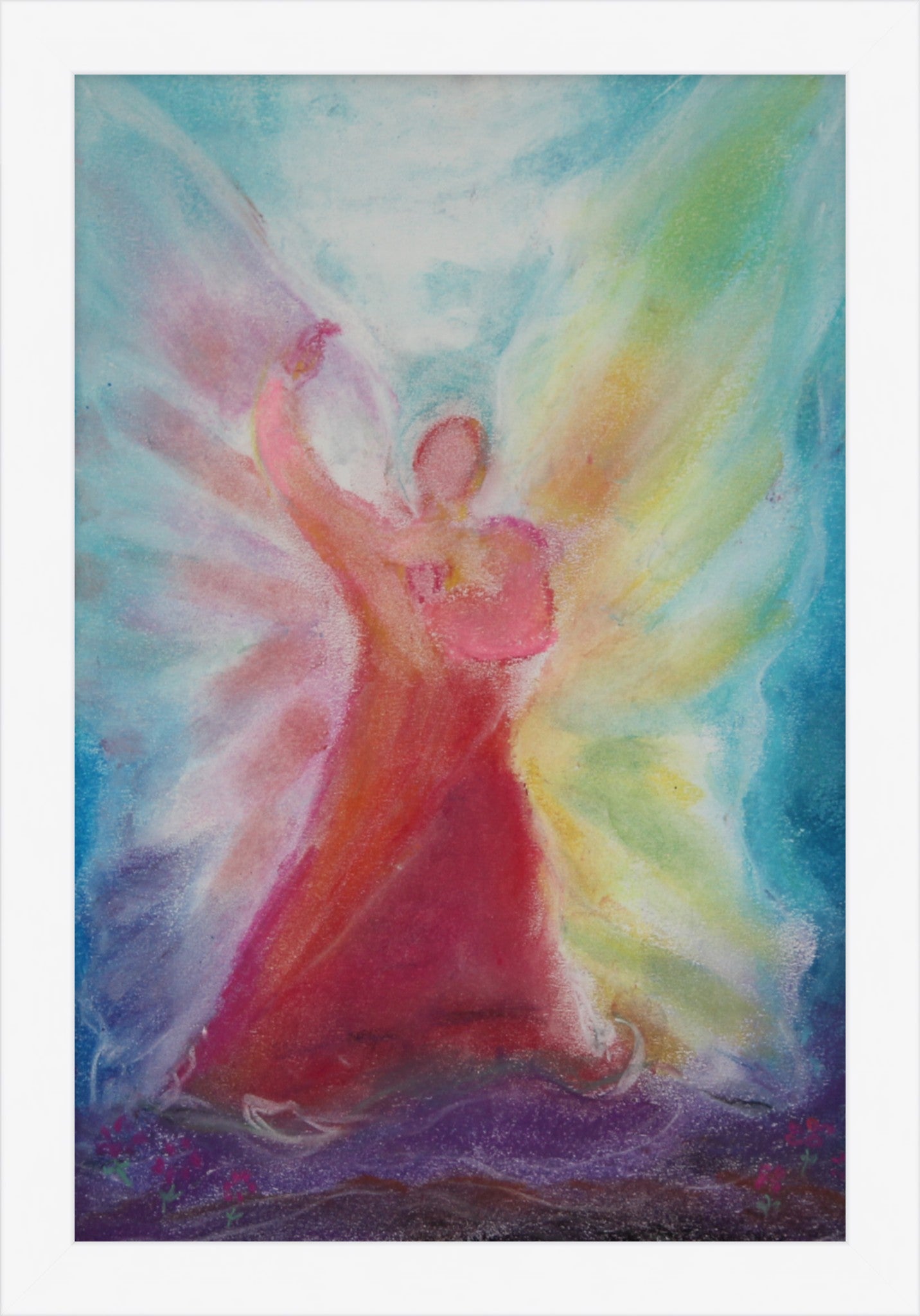 Angel "Listening" Framed