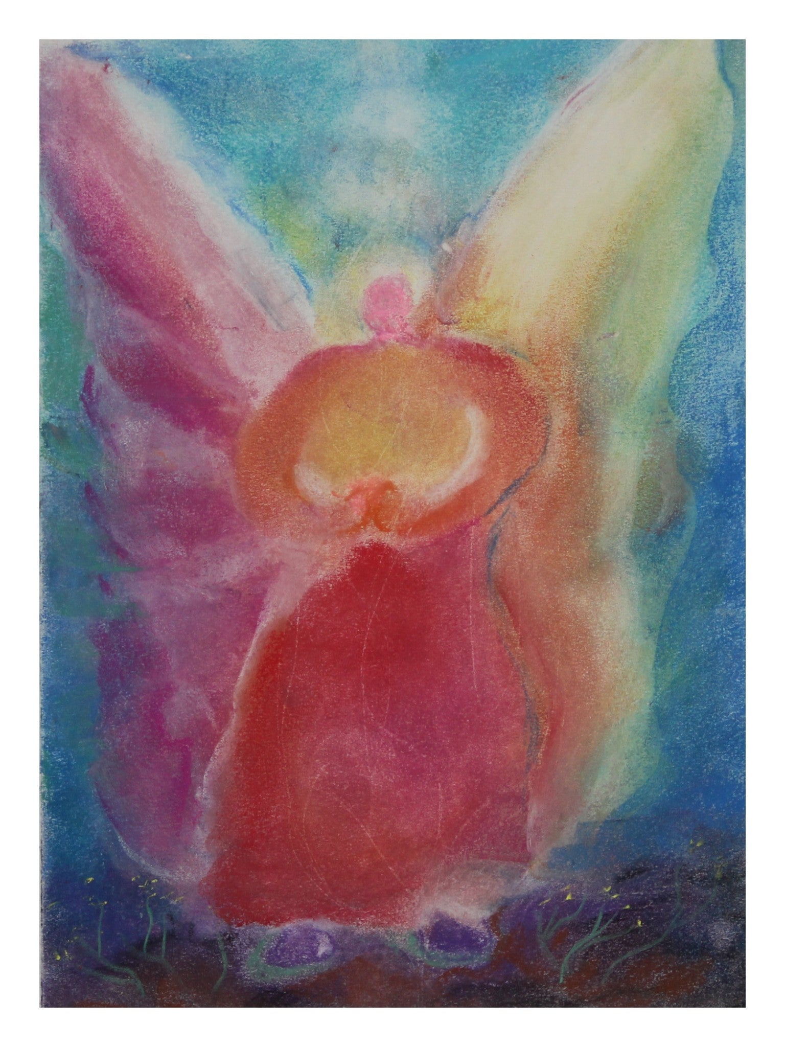 Angel "Oh" Print Only